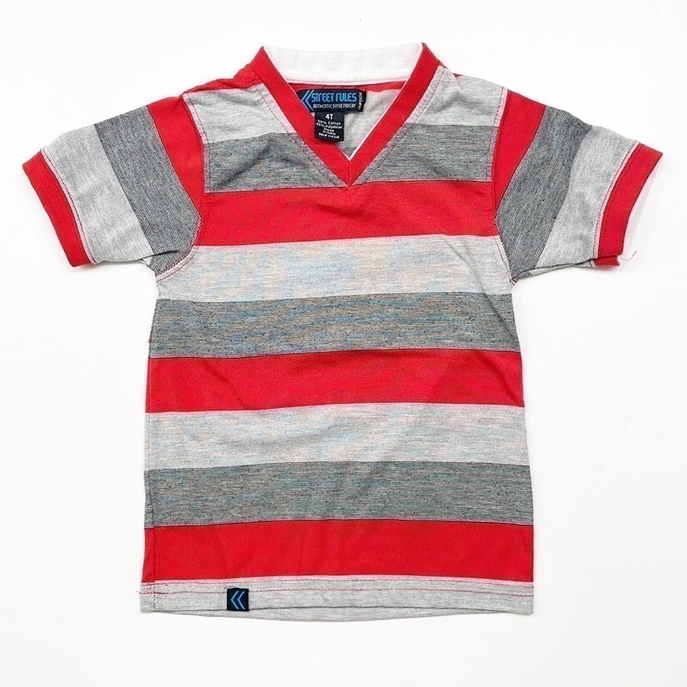 Street Rules toddler boys striped t-shirt